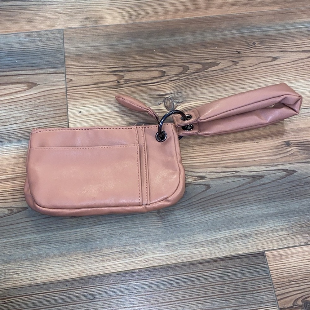 Rachel Rachel Roy Pink / Rose Puffy Wristlet Clutch